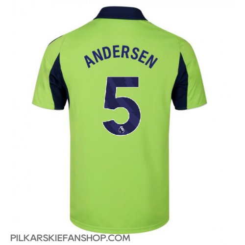 Koszulka piłkarska Fulham Joachim Andersen #5 Strój wyjazdowy 2025-26 tanio Krótki Rękaw Koszulka piłkarska Fulham Joachim Andersen #5 Strój wyjazdowy 2025-26 tanio Krótki Rękaw